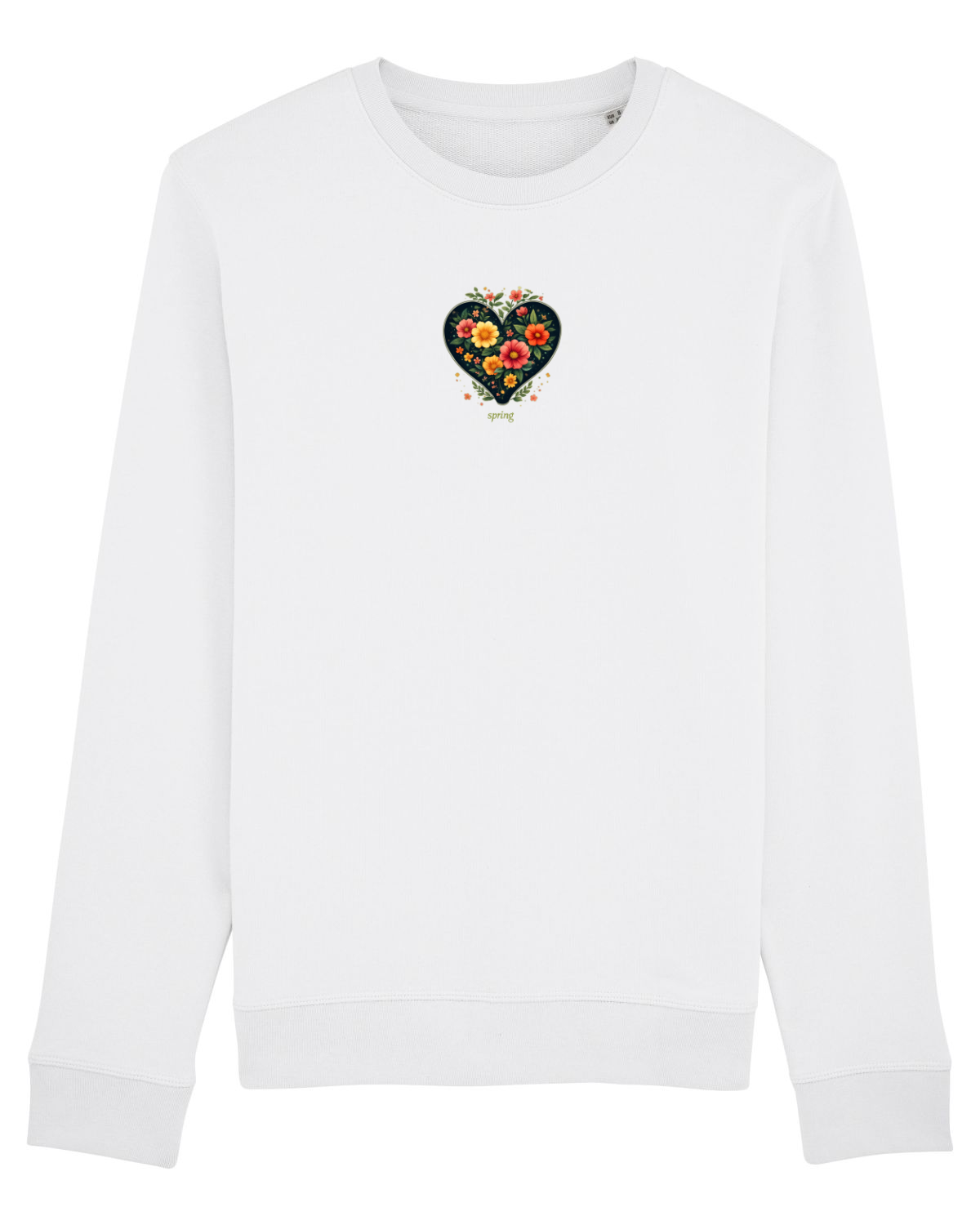 Bluză mânecă lungă Unisex Rise White
