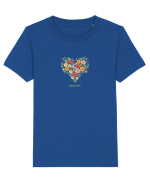 SPRING IS HERE  - PRIMAVARA E AICI -  INIMA din FLORI 3 Tricou mânecă scurtă  Copii Mini Creator