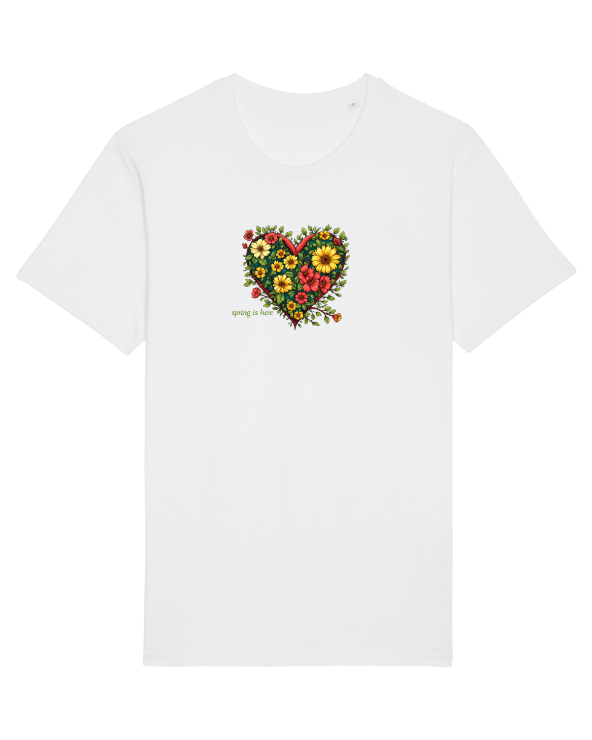 Tricou mânecă scurtă Unisex Rocker White