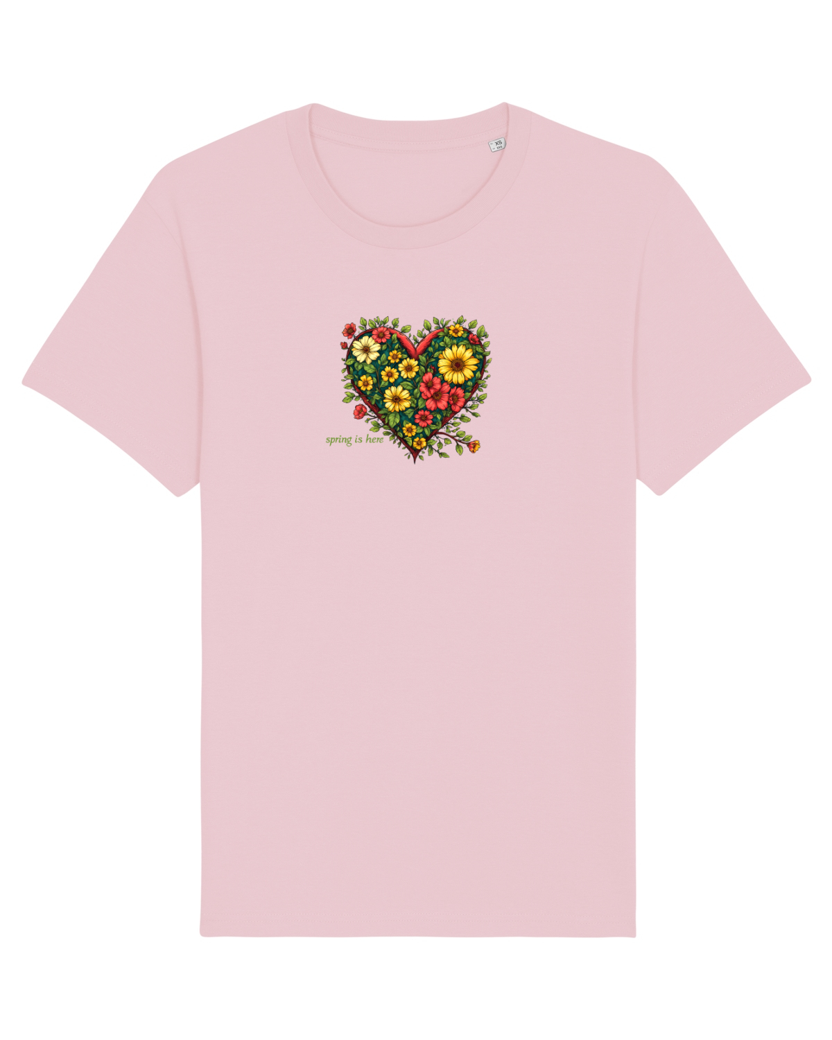 Tricou mânecă scurtă Unisex Rocker Cotton Pink