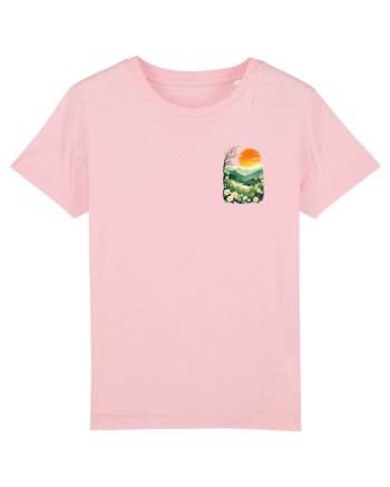 PRIMAVARA FLORI PEISAJ MUNTE - lateral Cotton Pink