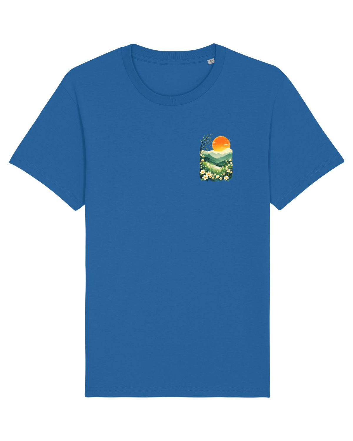 Tricou mânecă scurtă Unisex Rocker Royal Blue