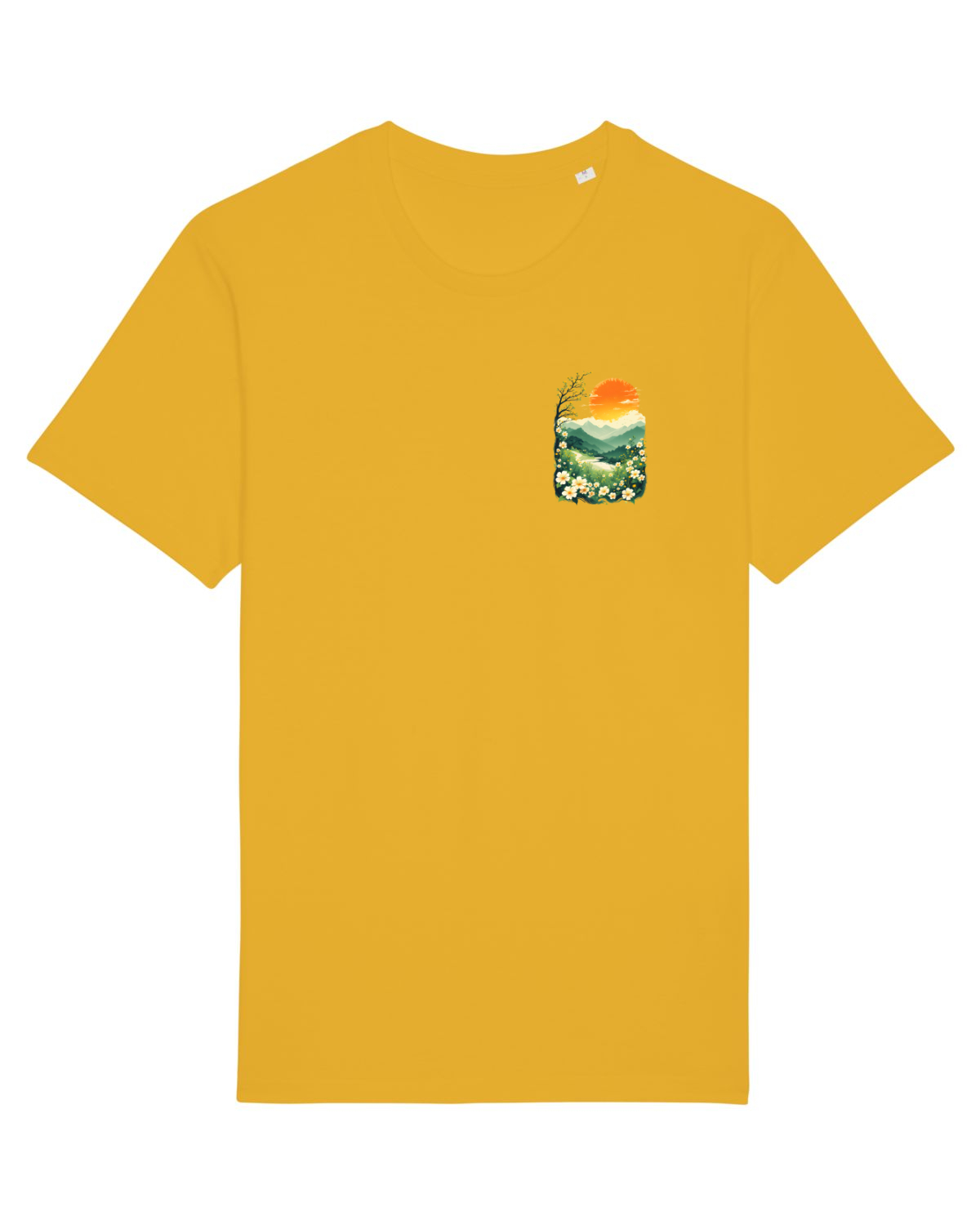 Tricou mânecă scurtă Unisex Rocker Spectra Yellow