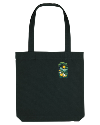 PRIMAVARA FLORI PEISAJ MUNTE - lateral 2 Black