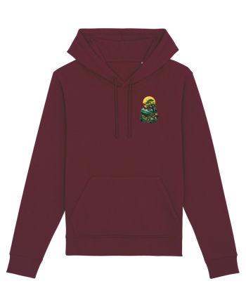 PRIMAVARA FLORI PEISAJ MUNTE - lateral 4 Burgundy