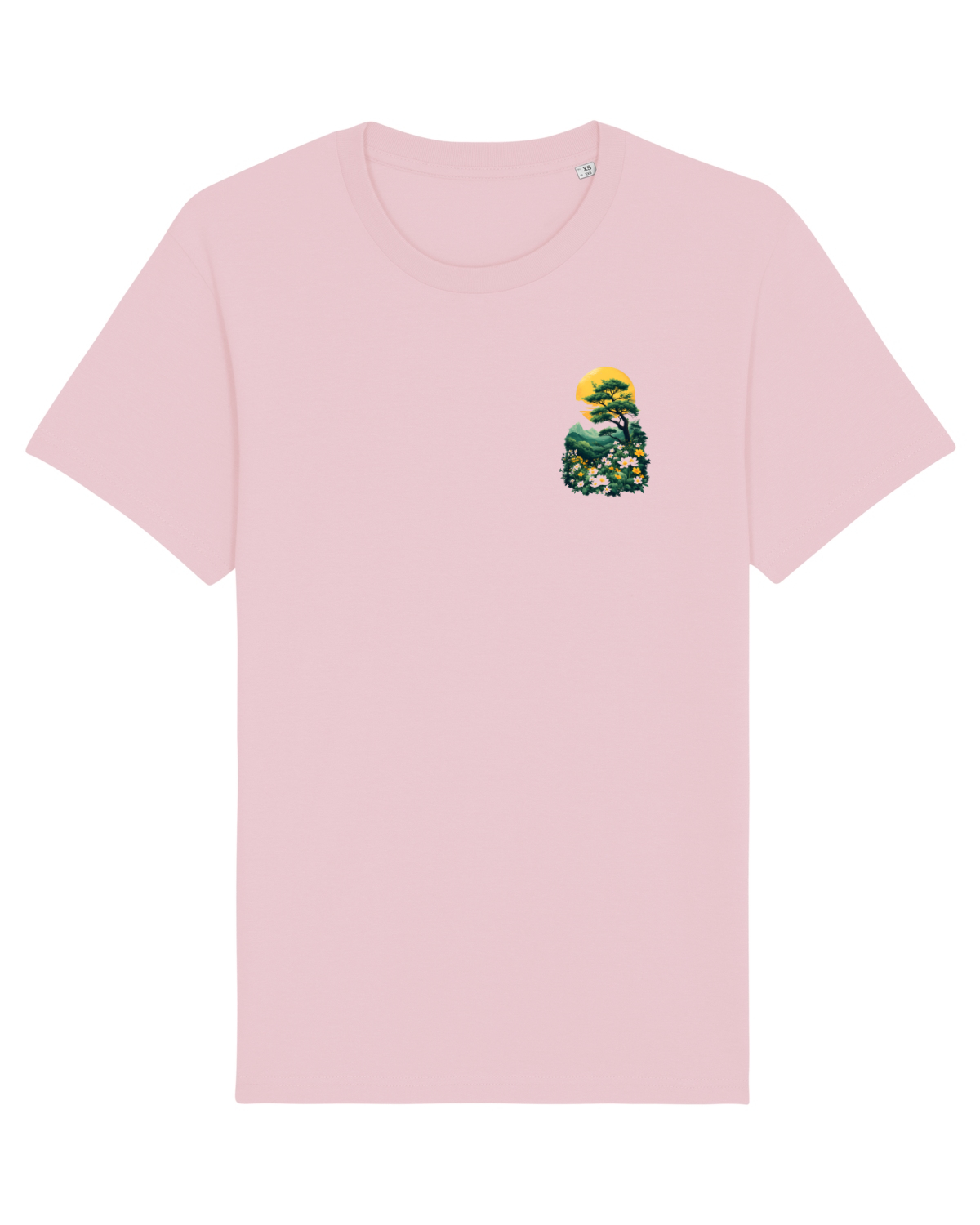 Tricou mânecă scurtă Unisex Rocker Cotton Pink