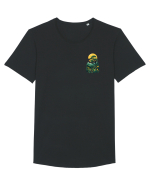PRIMAVARA FLORI PEISAJ MUNTE - lateral 4 Tricou mânecă scurtă guler larg Bărbat Skater
