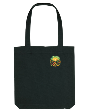 PRIMAVARA FLORI PEISAJ MUNTE -lateral Black