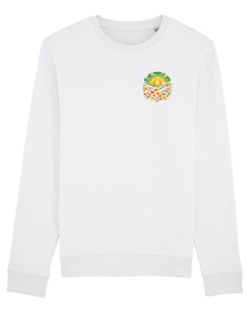 PRIMAVARA FLORI PEISAJ MUNTE -lateral White