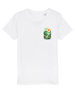 PRIMAVARA FLORI PEISAJ MUNTE -  lateral 2 Tricou mânecă scurtă  Copii Mini Creator