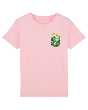 PRIMAVARA FLORI PEISAJ MUNTE -  lateral 2 Cotton Pink