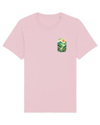 PRIMAVARA FLORI PEISAJ MUNTE -  lateral 2 Cotton Pink