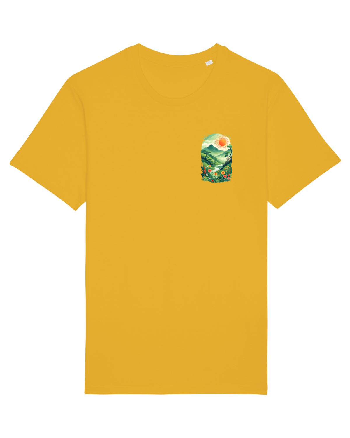 Tricou mânecă scurtă Unisex Rocker Spectra Yellow