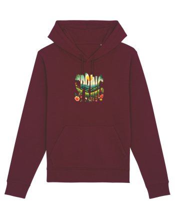 SPRING - PRIMAVARA FLORI PEISAJ MUNTE Burgundy