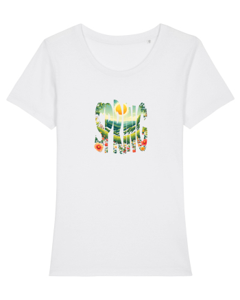 SPRING - PRIMAVARA FLORI PEISAJ MUNTE White