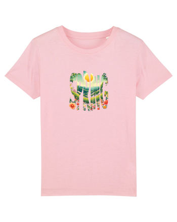 SPRING - PRIMAVARA FLORI PEISAJ MUNTE Cotton Pink