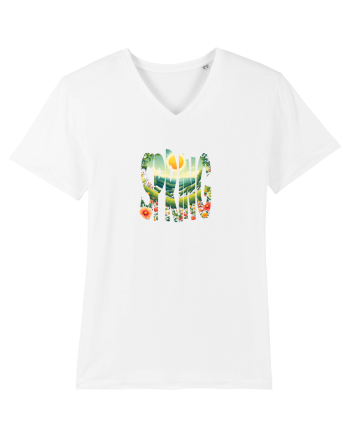 SPRING - PRIMAVARA FLORI PEISAJ MUNTE White