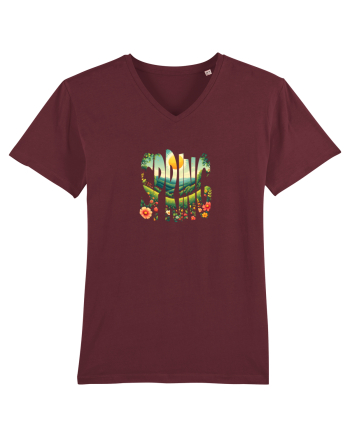 SPRING - PRIMAVARA FLORI PEISAJ MUNTE Burgundy