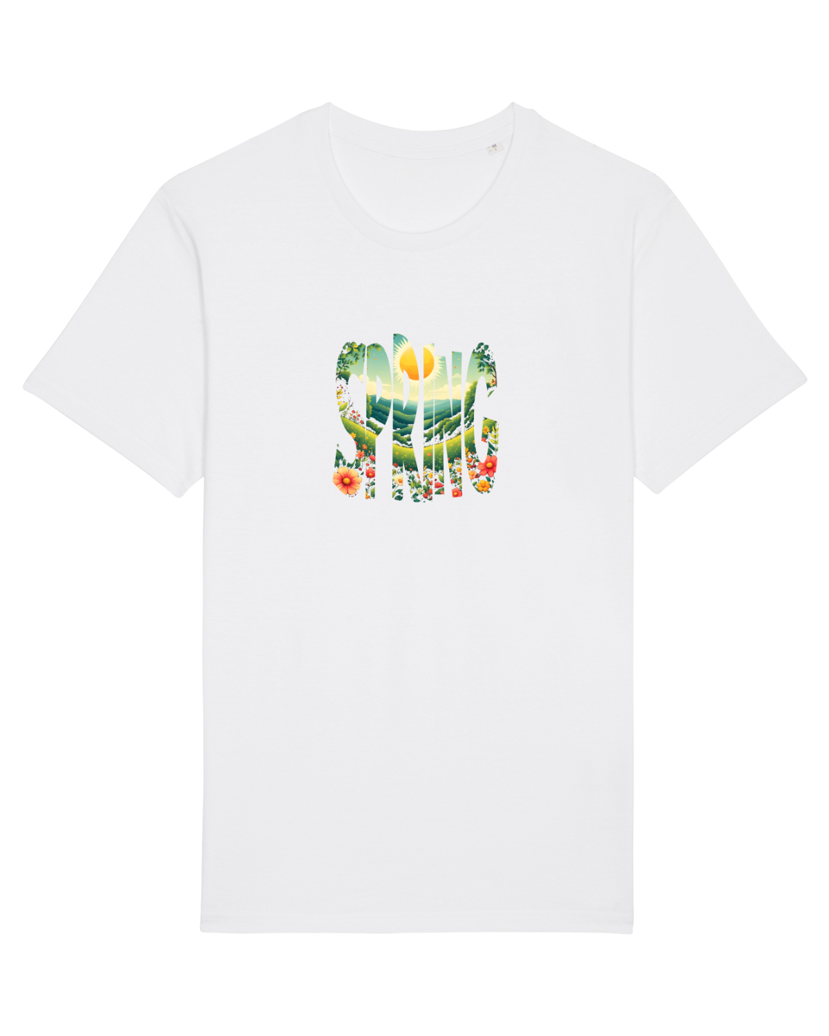 Tricou mânecă scurtă Unisex Rocker White
