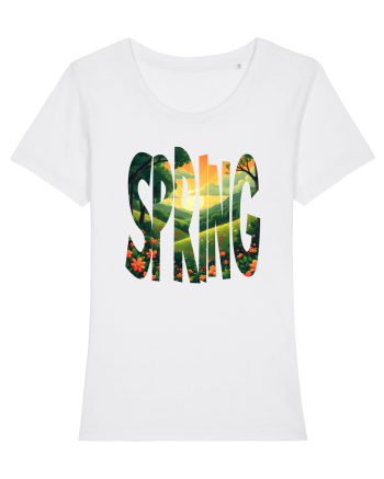 SPRING - PRIMAVARA FLORI PEISAJ MUNTE 2 White