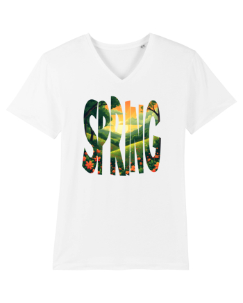 SPRING - PRIMAVARA FLORI PEISAJ MUNTE 2 White