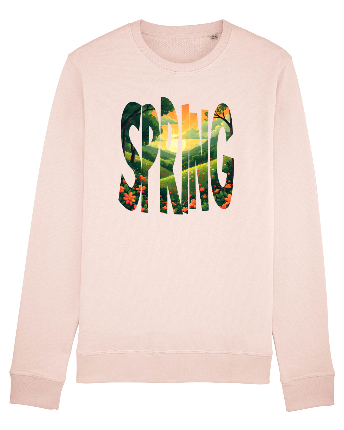 Bluză mânecă lungă Unisex Rise Candy Pink