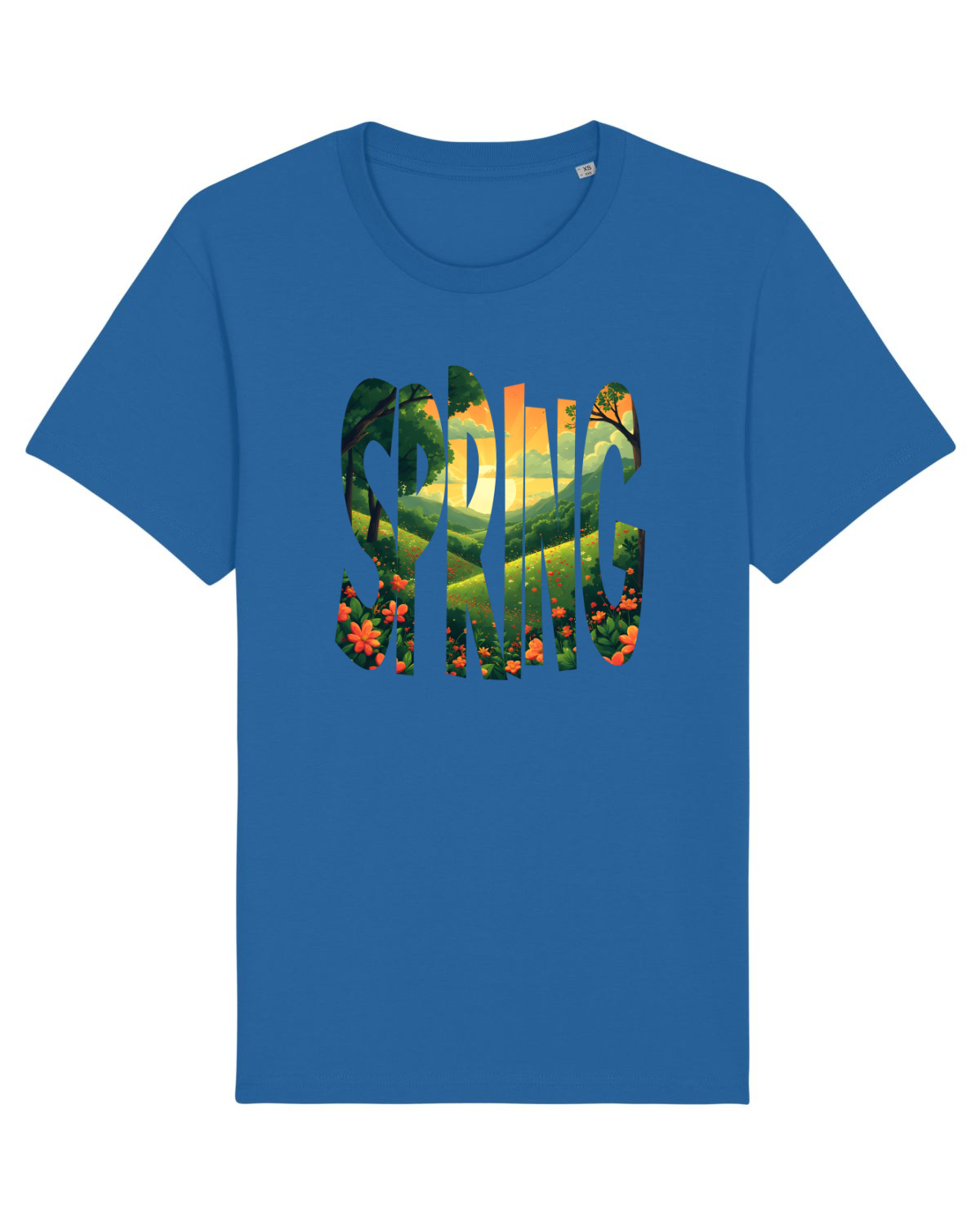 Tricou mânecă scurtă Unisex Rocker Royal Blue