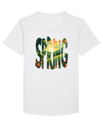 SPRING - PRIMAVARA FLORI PEISAJ MUNTE 2 Tricou mânecă scurtă guler larg Bărbat Skater