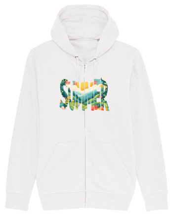 SUMMER - VARA FLORI PEISAJ MUNTE  White