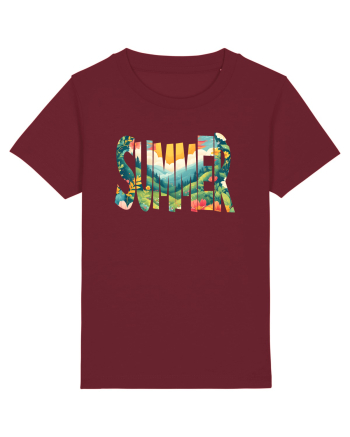 SUMMER - VARA FLORI PEISAJ MUNTE  Burgundy