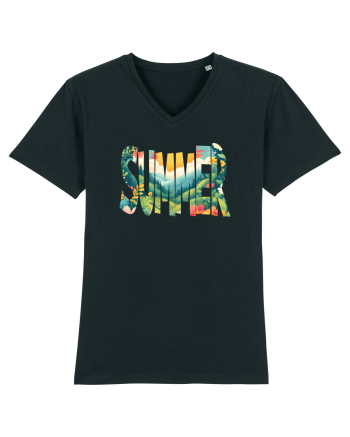 SUMMER - VARA FLORI PEISAJ MUNTE  Black