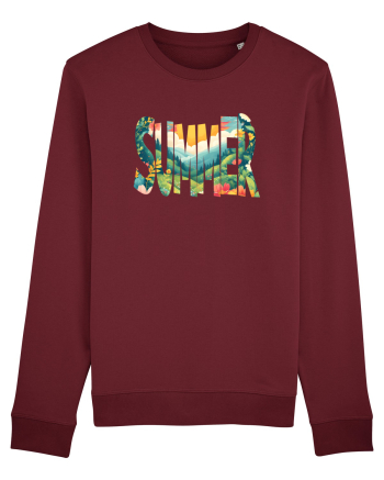 SUMMER - VARA FLORI PEISAJ MUNTE  Burgundy