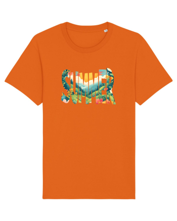 SUMMER - VARA FLORI PEISAJ MUNTE  Bright Orange