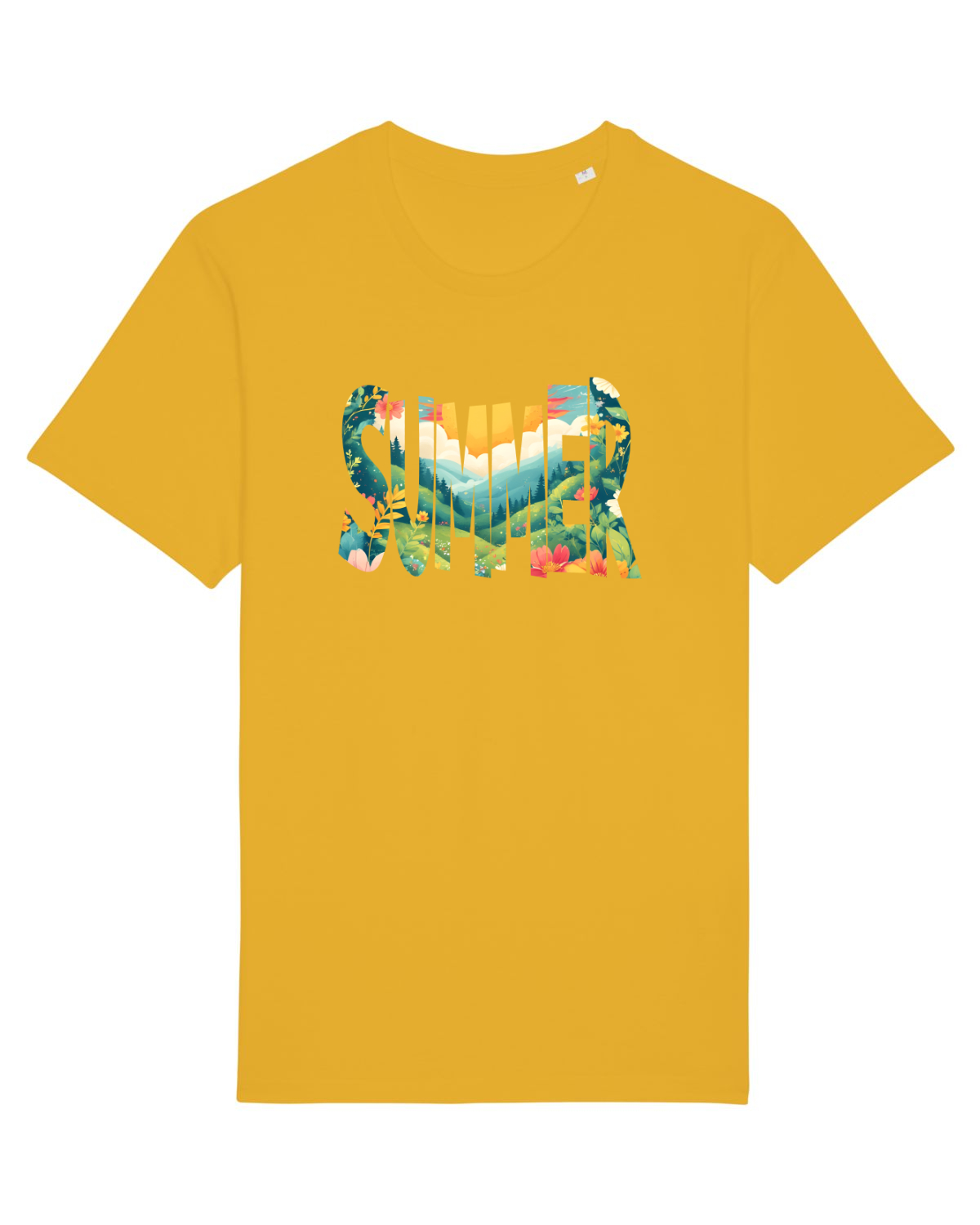Tricou mânecă scurtă Unisex Rocker Spectra Yellow