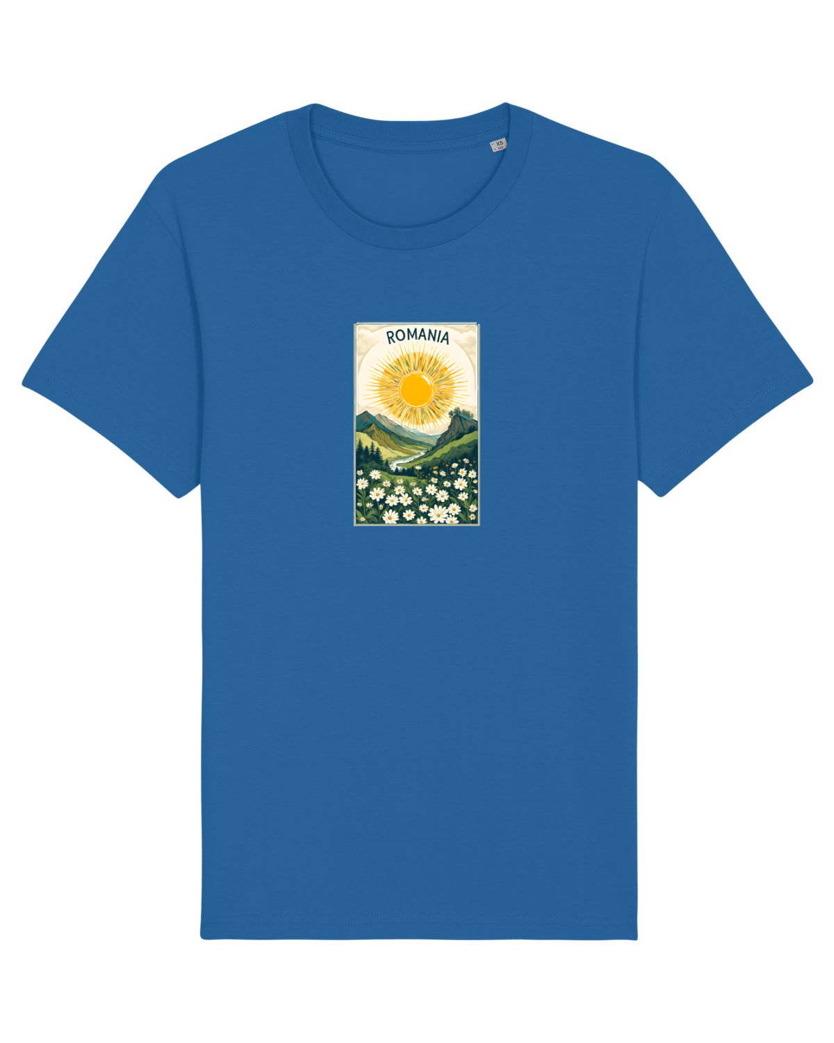 Tricou mânecă scurtă Unisex Rocker Royal Blue