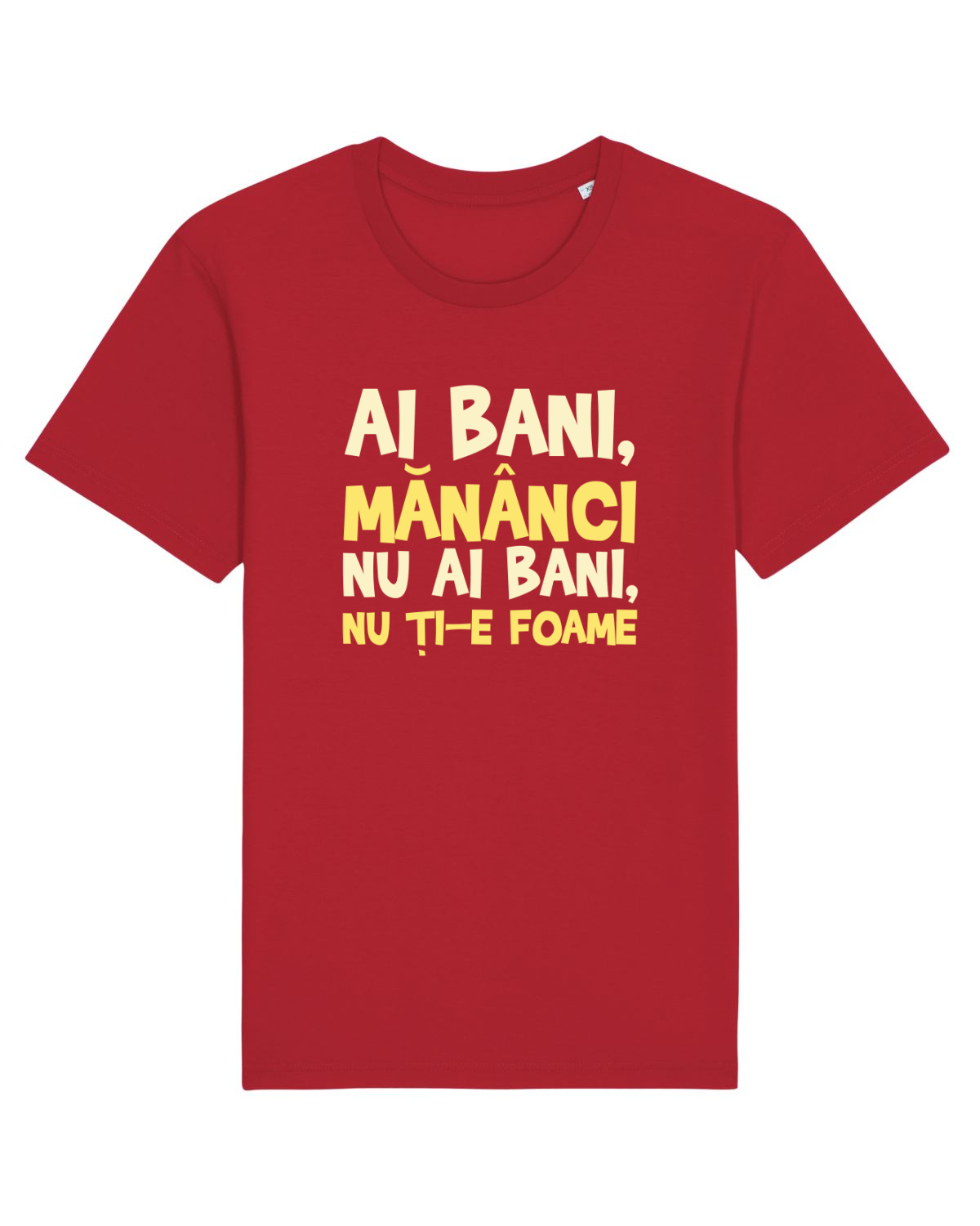 Tricou mânecă scurtă Unisex Rocker Red