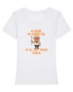 AI GRIJA DE COPIII TAI, EI ITI VOR ALEGE AZILUL - batran Tricou mânecă scurtă guler larg fitted Damă Expresser
