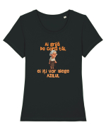 AI GRIJA DE COPIII TAI, EI ITI VOR ALEGE AZILUL - batrana Tricou mânecă scurtă guler larg fitted Damă Expresser