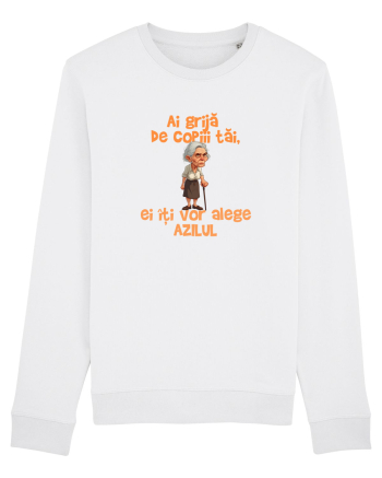 AI GRIJA DE COPIII TAI, EI ITI VOR ALEGE AZILUL - batrana White