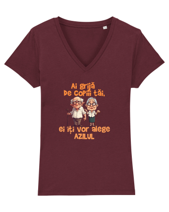 AI GRIJA DE COPIII TAI, EI ITI VOR ALEGE AZILUL - batrani Burgundy