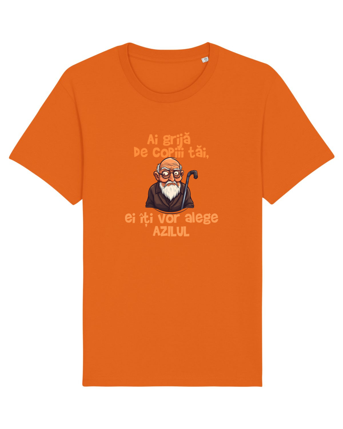 Tricou mânecă scurtă Unisex Rocker Bright Orange