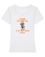 AI GRIJA DE COPIII TAI, EI ITI VOR ALEGE AZILUL - batrana 2 Tricou mânecă scurtă guler larg fitted Damă Expresser