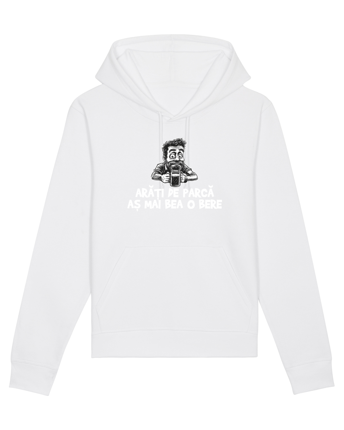 Hanorac Unisex Drummer White