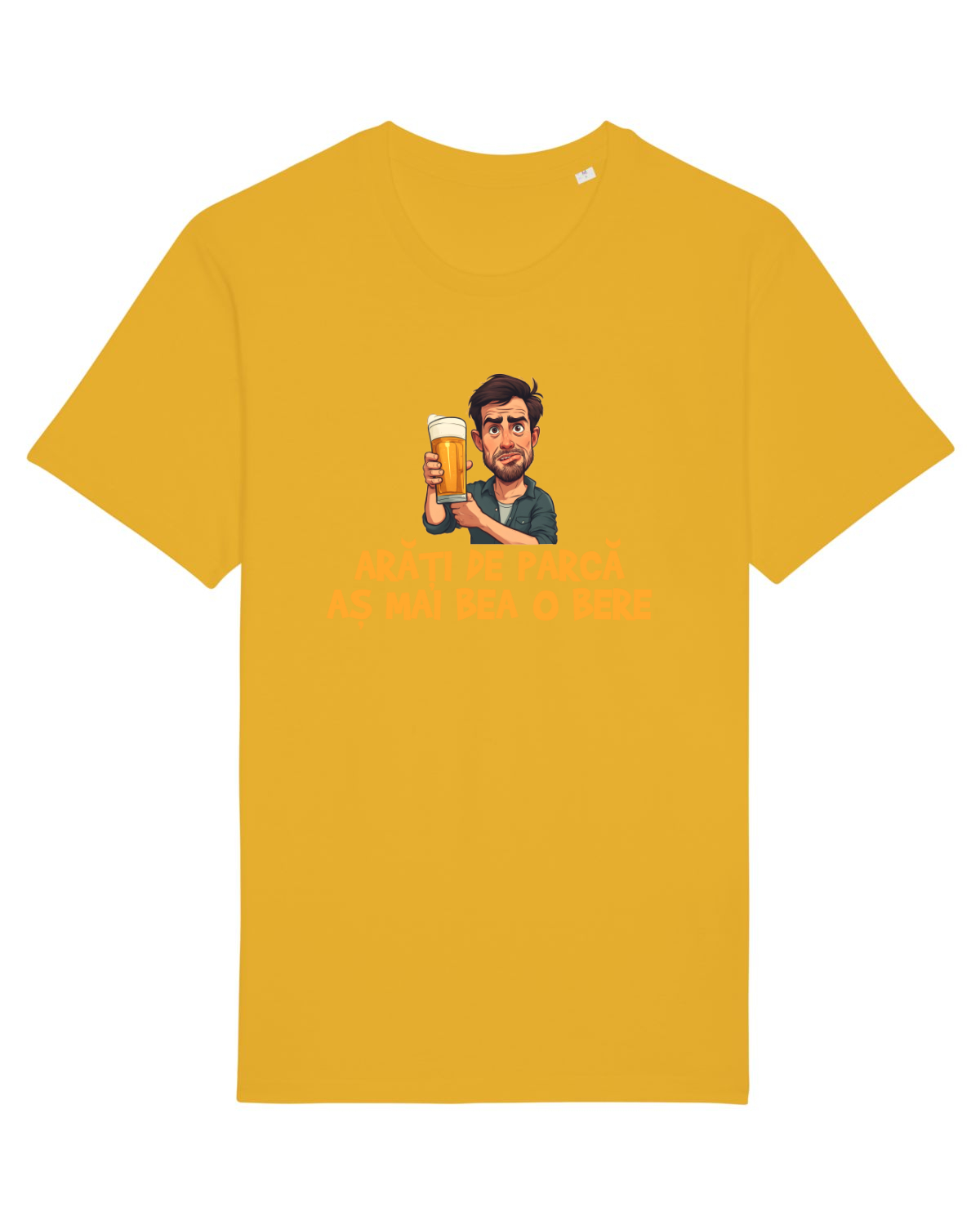 Tricou mânecă scurtă Unisex Rocker Spectra Yellow