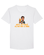 ARATI DE PARCA AS MAI BEA O BERE 3 Tricou mânecă scurtă guler larg Bărbat Skater