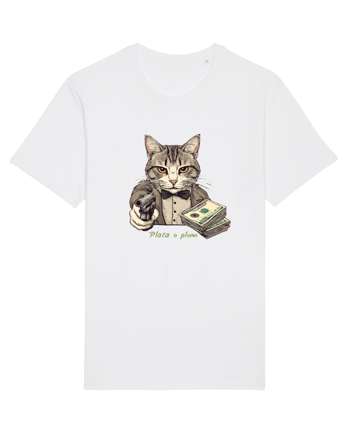 Tricou mânecă scurtă Unisex Rocker White