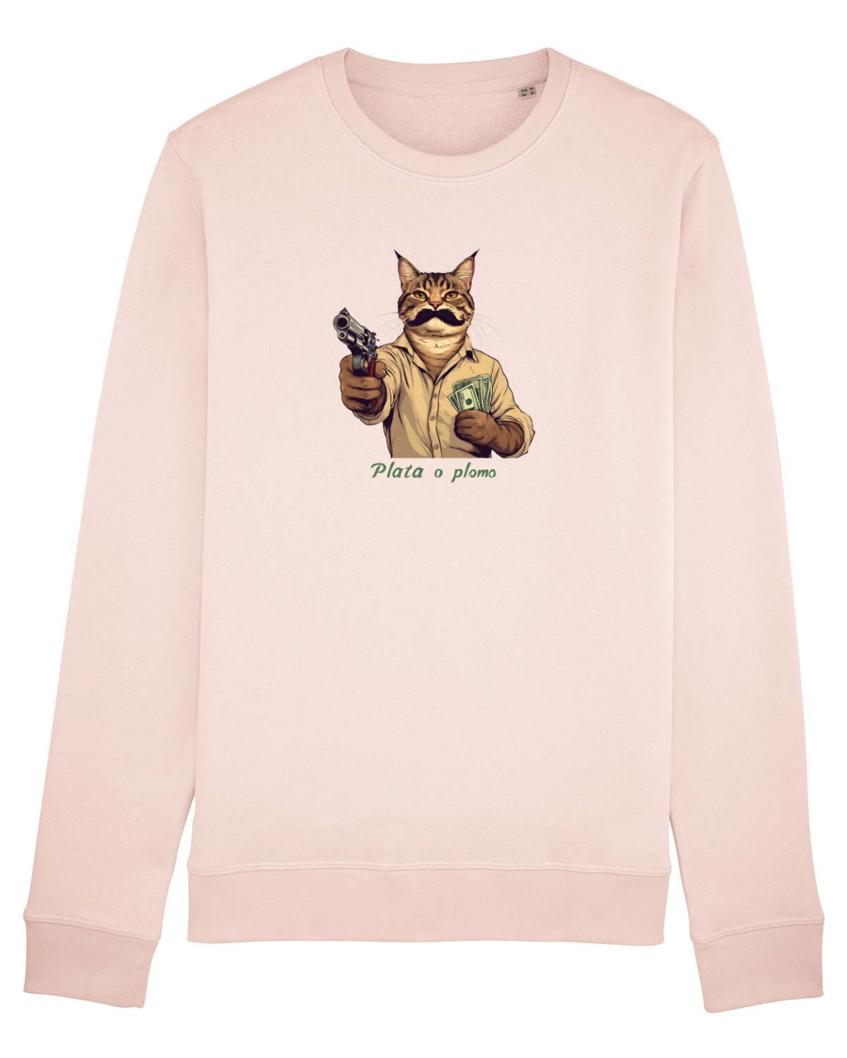 Bluză mânecă lungă Unisex Rise Candy Pink