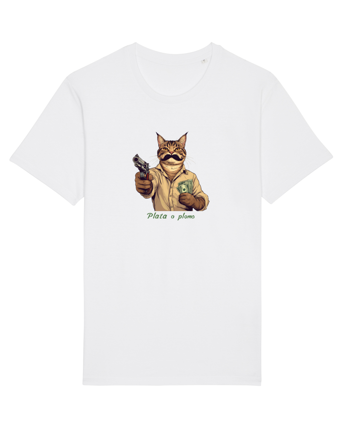 Tricou mânecă scurtă Unisex Rocker White