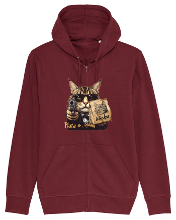 PLATA O PLOMO - MOTANUL MAFIOT ESCOBAR - mancare pisici Burgundy