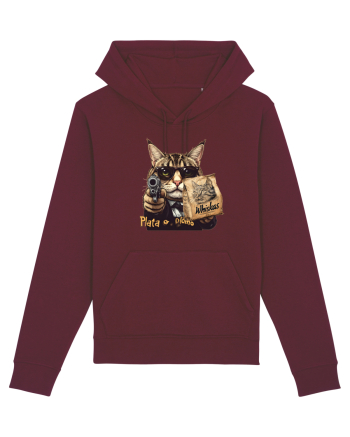 PLATA O PLOMO - MOTANUL MAFIOT ESCOBAR - mancare pisici Burgundy